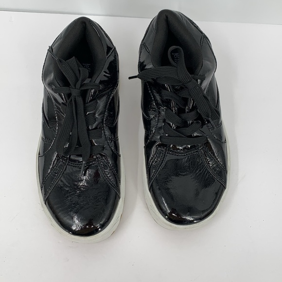 Jeffrey Campbell Limit platform sneakers black puffy chunky shoe patent 7.5 - Picture 4 of 6